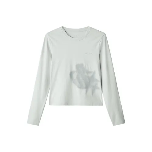 Skechers T-Shirt Женская Дымчатый Серый