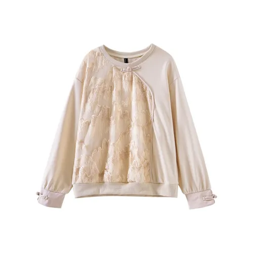 OUNIXUE Толстовка Женская Оранжевая Розовая