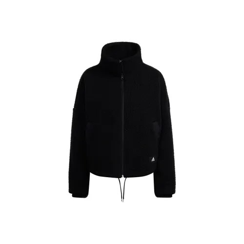 Adidas Шерпа Куртка Женская Черная
