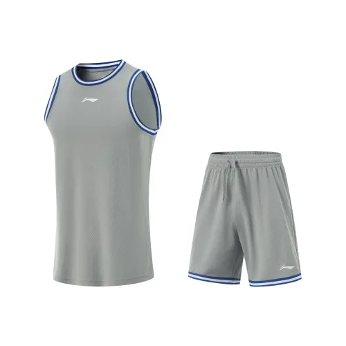 LINING Professional Basketball Series Баскетбольный костюм мужской ультраматовый серый