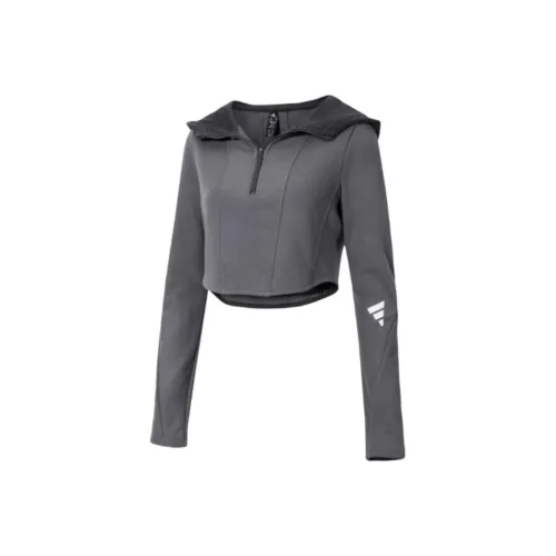 Adidas FW24 Свитшот Женский Темно-Серый