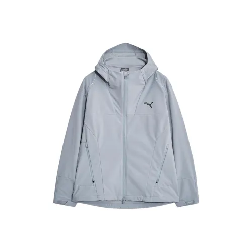 PUMA Shield Мягкая Оболочка BD Куртка Женская Серого цвета