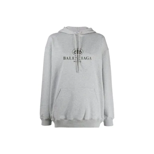 Balenciaga Свитшот Свободного кроя Женский Серый