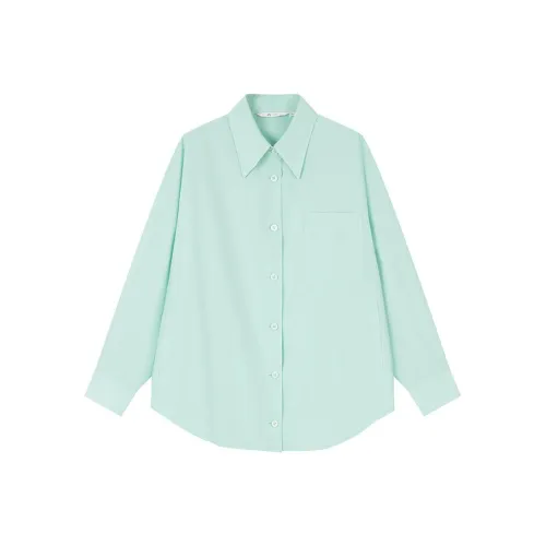 H'S Рубашка Женская сыр мятно-зеленый