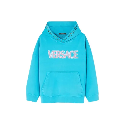 VERSACE Синий Женские Свитшоты