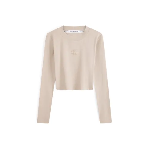 Calvin Klein T-Shirt Женская Экрю