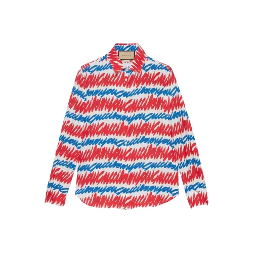 Gucci красные женские рубашки