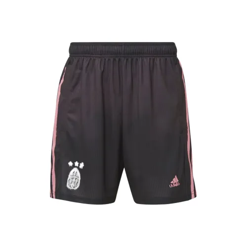 Adidas x YOUWENTUSI LIANMINGKUAN Футбол Низ Мужской Черный Флуоресцентный Розовый