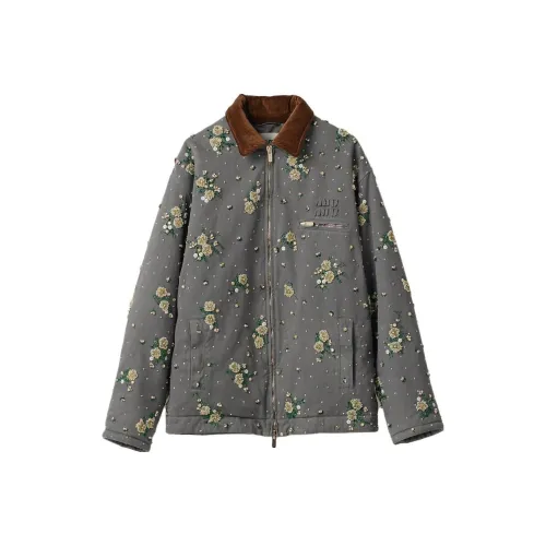 MIU MIU Серые Женские Куртки