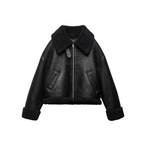 ZARA Черные Женские Куртки