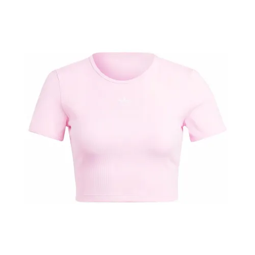 Adidas Originals Essentials Розовые Женские T-рубашки