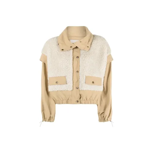 Ulla Johnson Куртки и Пальто Женские Бежевые