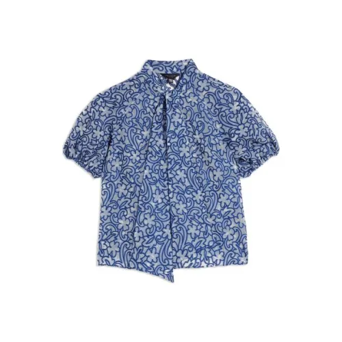 Ted Baker Ярко-синие Женские Рубашки