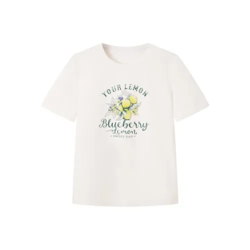 Pit Натуральный белый Женские футболки