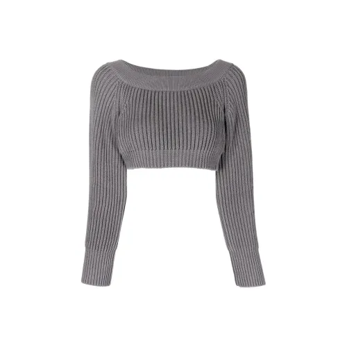 Alexander McQueen Толстовка Женская Серого цвета