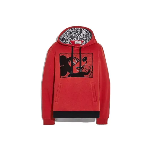 COACH Женские Толстовки Красного Цвета