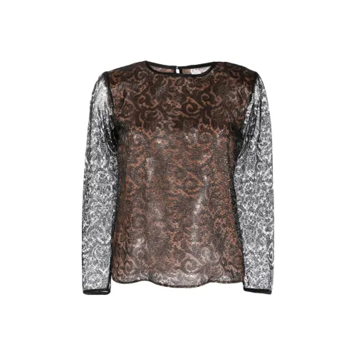 SAINT LAURENT SS23 Рубашка Женская Умбра