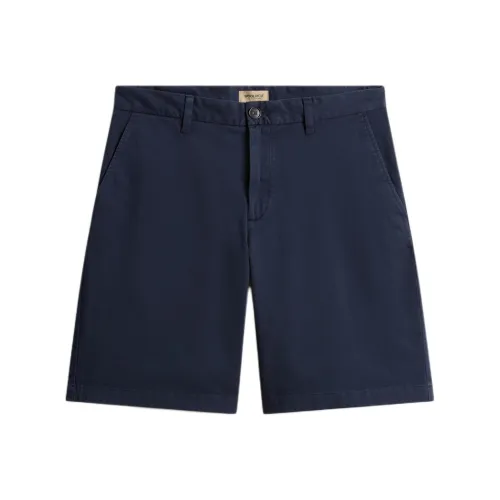 WOOLRICH SS25 Повседневные шорты Мужские Морской синий