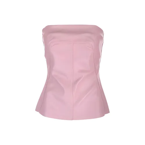 RICK OWENS совместный бренд RO Без бретелек Топ Женский Розовый