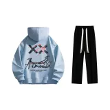 Set (Glacier Blue Standard Edition + Black Casual Pants)  
Комплект (Ледниковый Синий Стандартное Издание + Черные Повседневные Штаны)