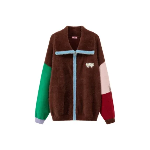 CHUU Красный Коричневый Женский Трикотаж