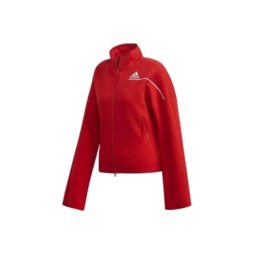 Adidas Куртки и Пальто Женские Красные