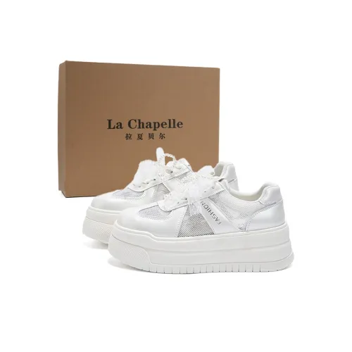La Chapelle визуально увеличивает рост устойчивые к истиранию легкие низкие кроссовки для скейтбординга цвет Women's Silver