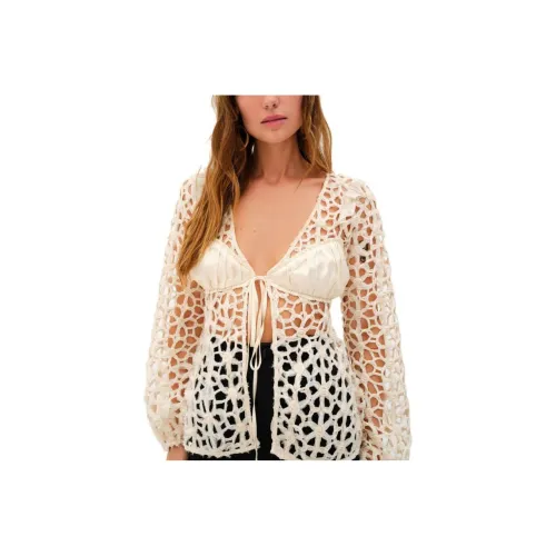 FOR LOVE & LEMONS Белый Женский Трикотаж