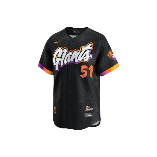 Nike x MLB Dri Fit ADV San Francisco Giants Jung HOO Lee Регби Джерси Мужской Серый