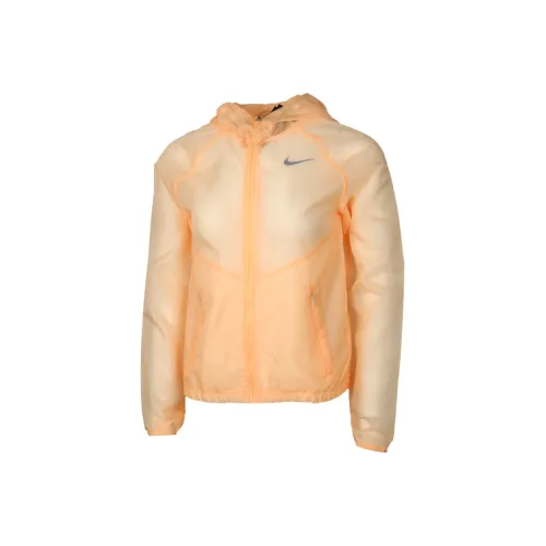 NIKE Апельсиновые Женские Куртки