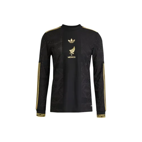 Adidas Originals SS25 Футбол Джерси Мужской Черный