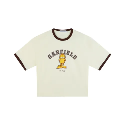 FUN X Garfield Белый чайный Женские T-рубашки