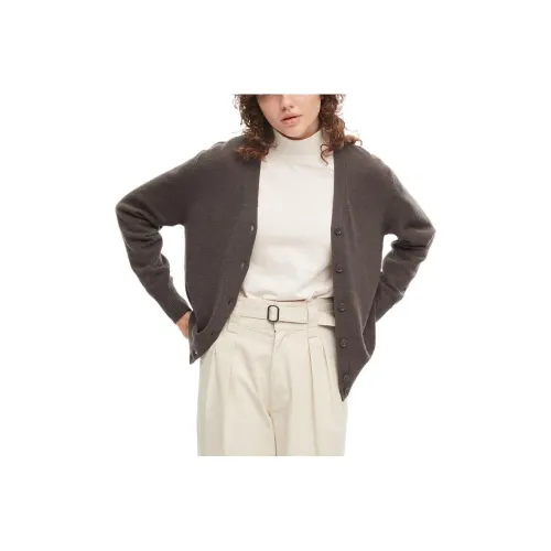 UNIQLO Каштановый Женский Трикотаж