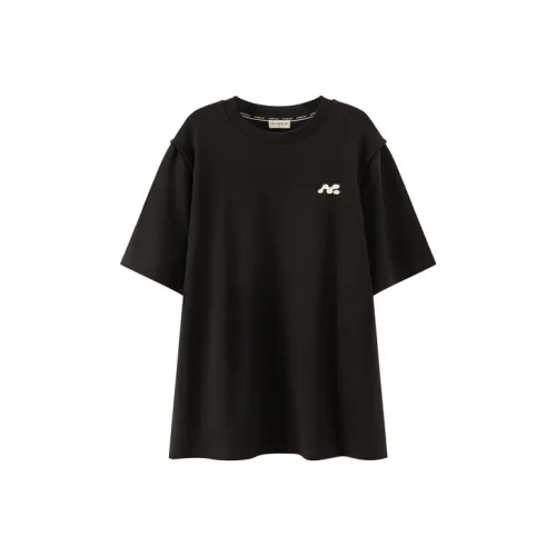 NO ONE ELSE Черная унисекс футболка