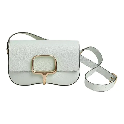 HERMES Della Cavalleria Epsom Телячья кожа Сумка через плечо Женская Пряный Мятно-зеленый