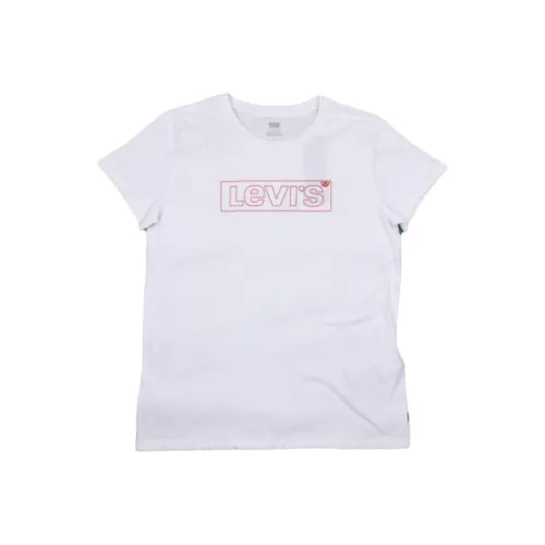 Levi's Стандартная футболка Женская Белая