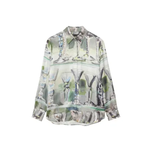 MSGM Серые Женские Рубашки