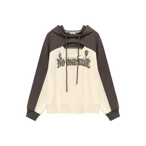 NO ONE ELSE Абрикос Женские Свитшоты