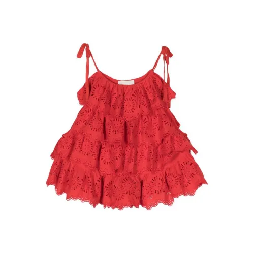 Ulla Johnson SS24 Топ на бретелях Женский Красный