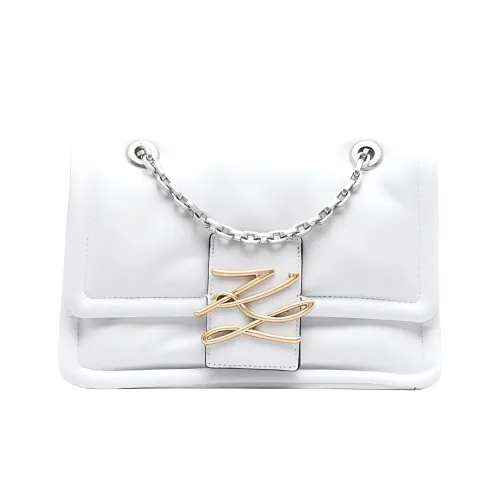 KARL LAGERFELD Полиэстер Сумка через плечо Женская Белая