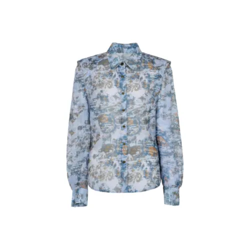 XG Письмо flower Женские Рубашки