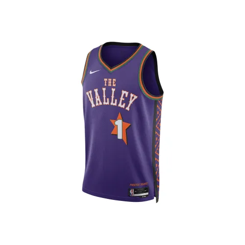 Nike Dri Fit Баскетбольная Джерси Мужская Все Фиолетовая