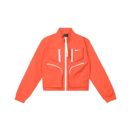 NIKE Апельсиновые Женские Куртки