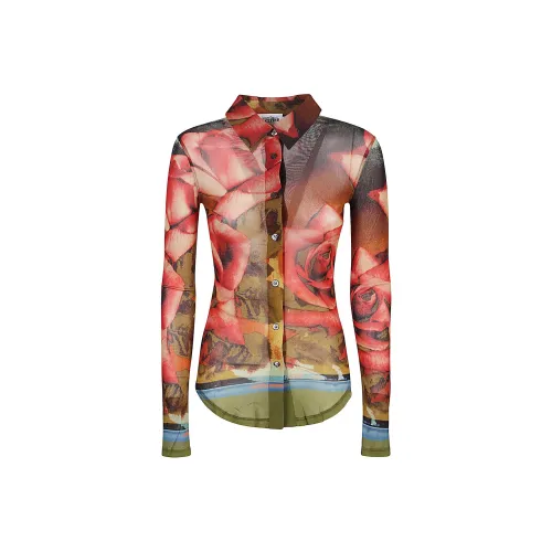 Jean Paul Gaultier Рубашка Женская Розовая Красная