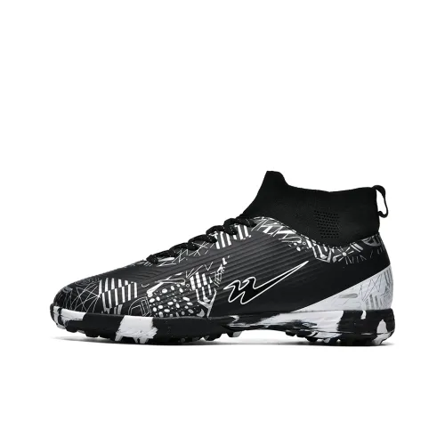 Binary TF Шипы Амортизация Устойчивость к износу Легкие Футбольные бутсы Унисекс Черный Белый Серебряный