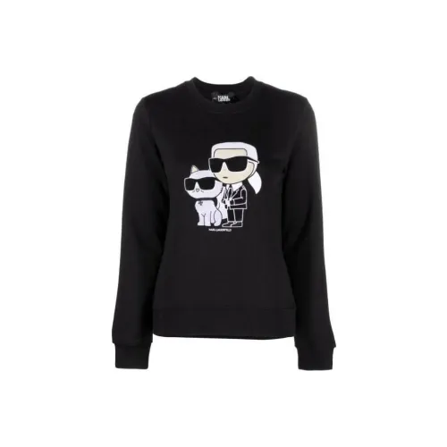 Свитшот KARL LAGERFELD женский черный
