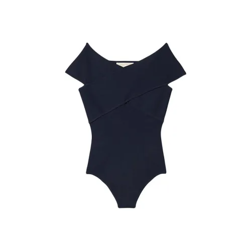 MICHAEL KORS Ткани в рубчик Crossover Комбинезон Женские Полночный синий