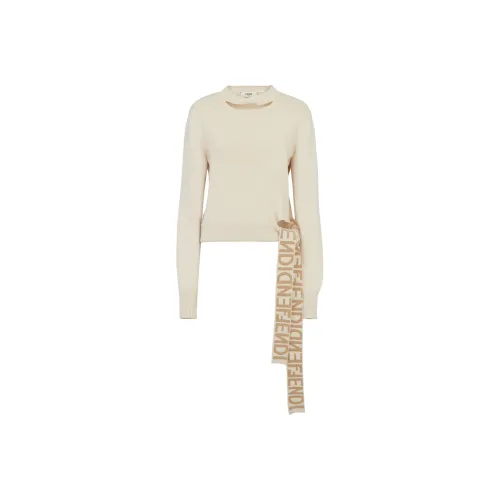 FENDI Бежевый Женская Трикотажная Одежда