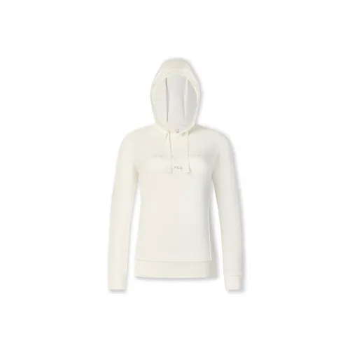 FILA Толстовка Женская Ванильный Белый