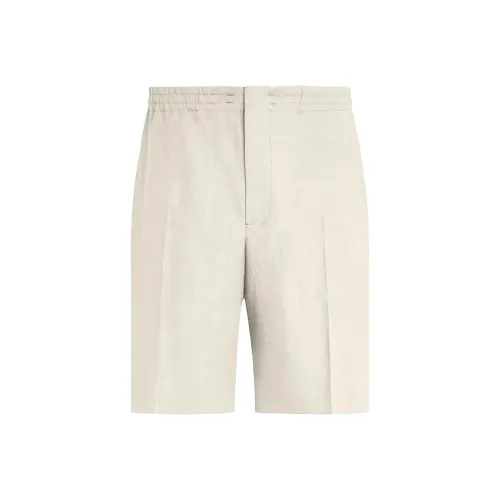 Ermenegildo Zegna Белые Мужские Повседневные Шорты